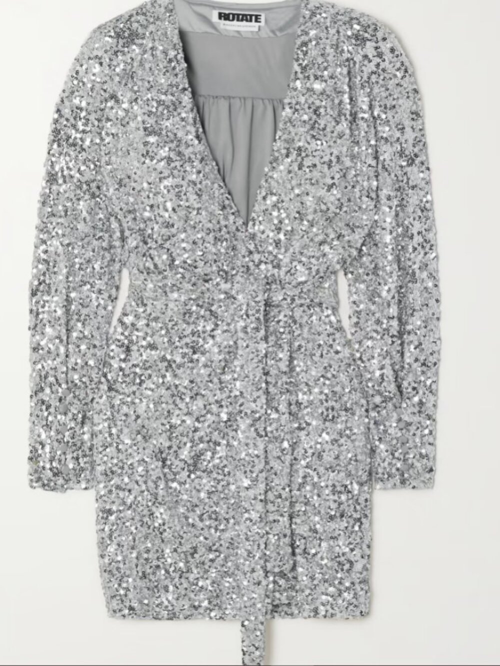 NWT ROTATE BIRGER CHRISTENSEN mini wrap dress